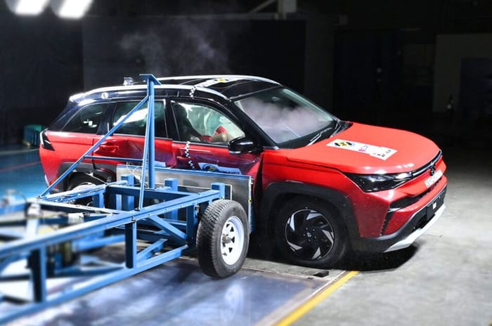 Maruti Suzuki Victoris scores 5-star safety rating at Bharat NCAP